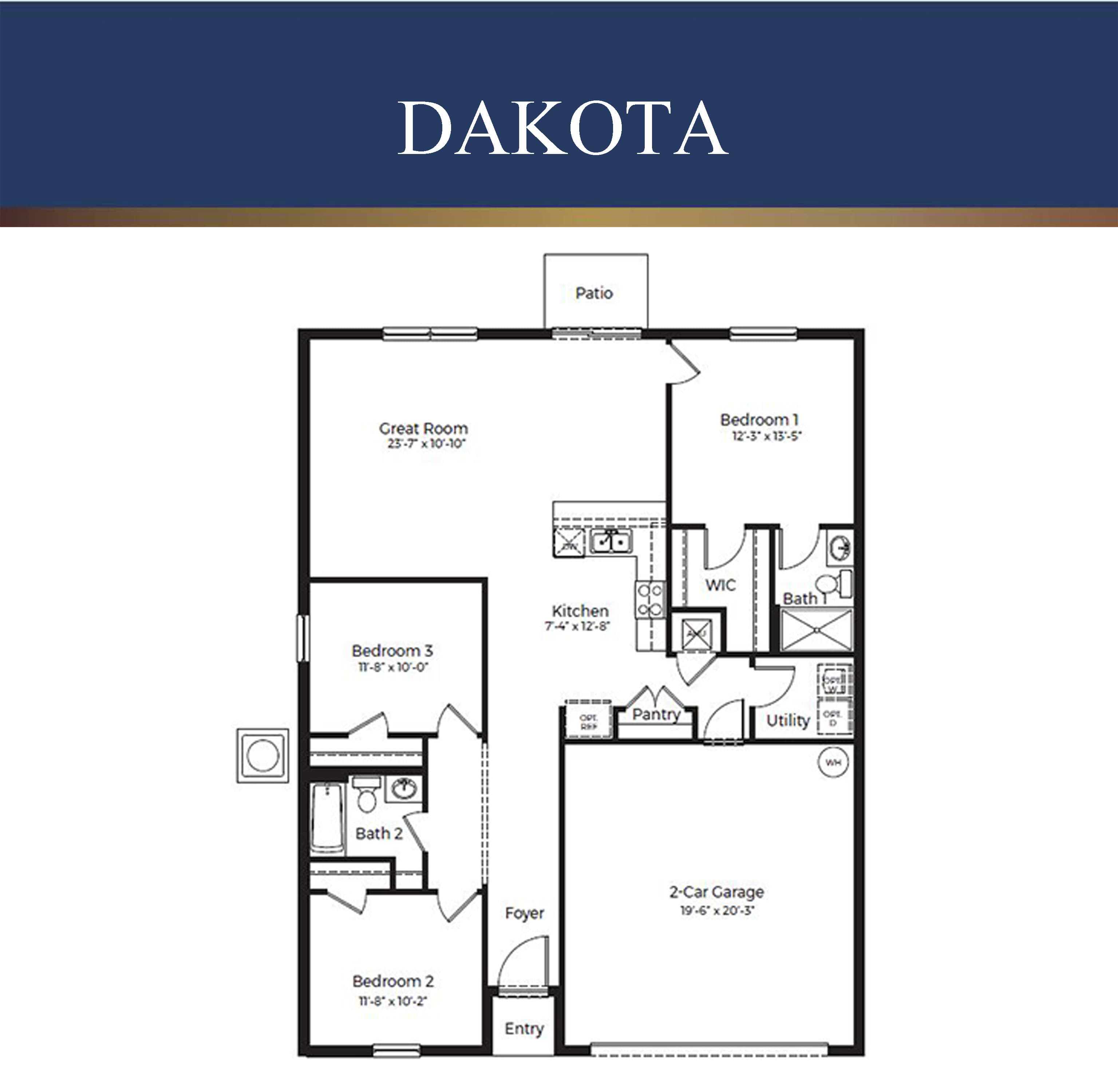 Dakota floor plan