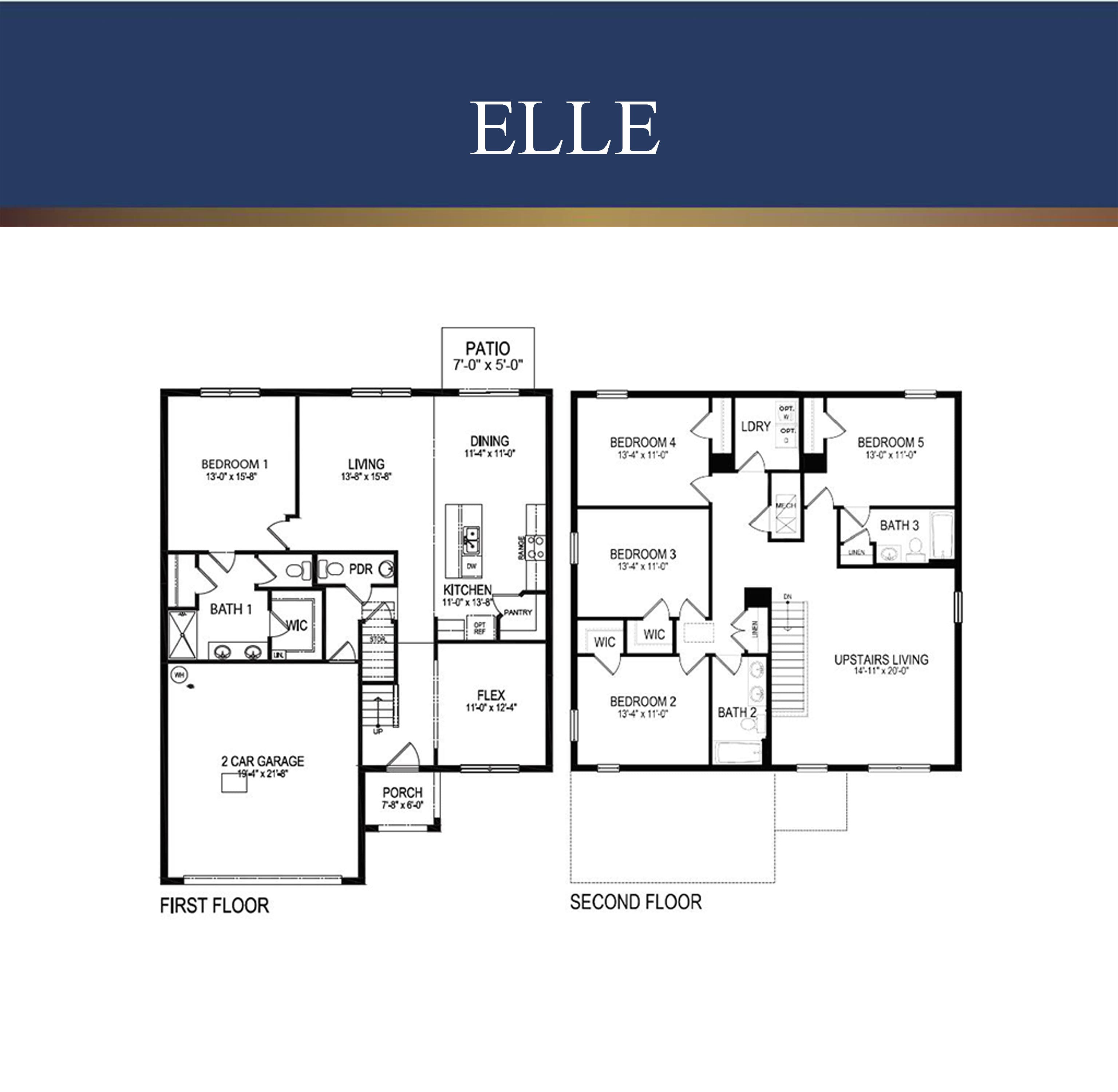 Elle floor plan
