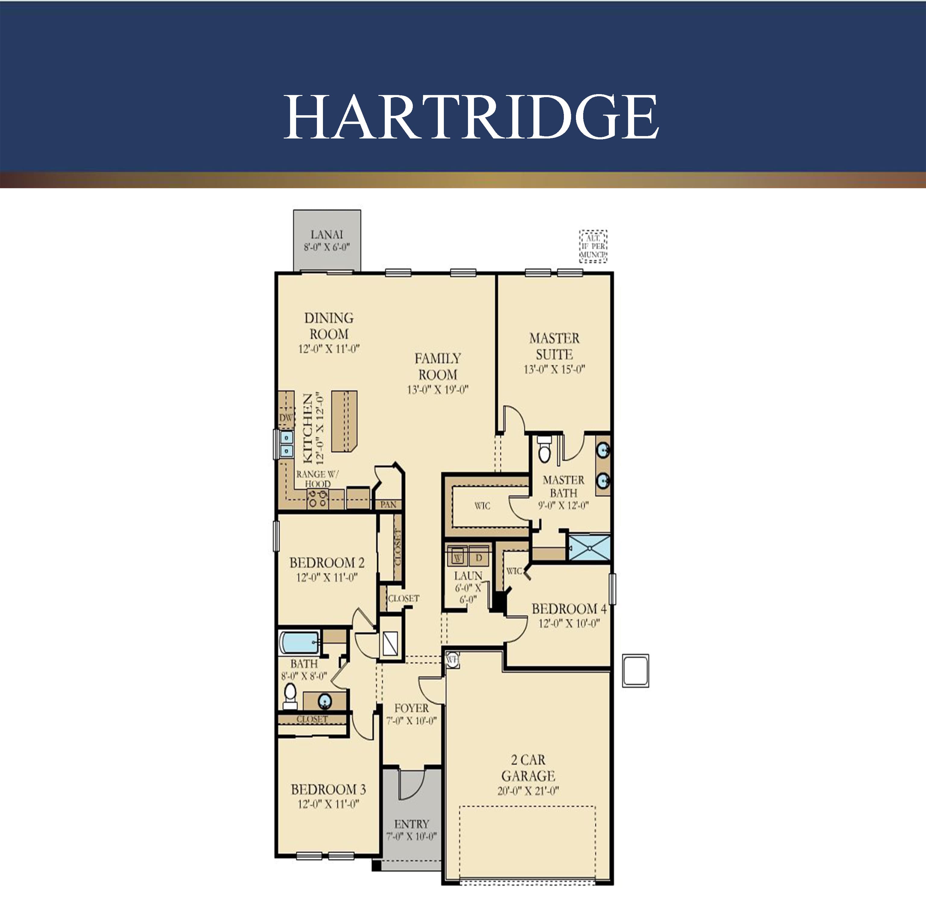 Hartridge floor plan